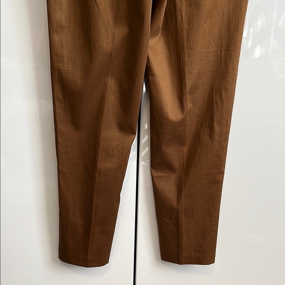 MASSIMO DUTTI Camel Lightweight High Waist Sailor Pants, Size 8 - Picture 9 of 13